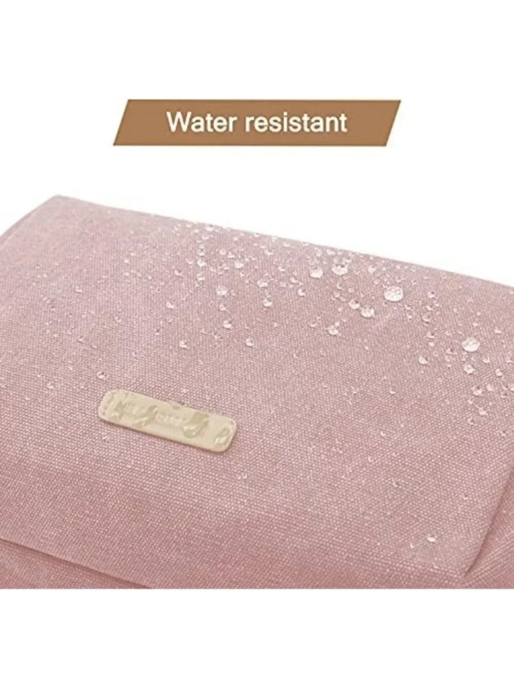 Stylish Pink Toiletry Bag Organizer for Women | Water-Resistant Makeup & Travel